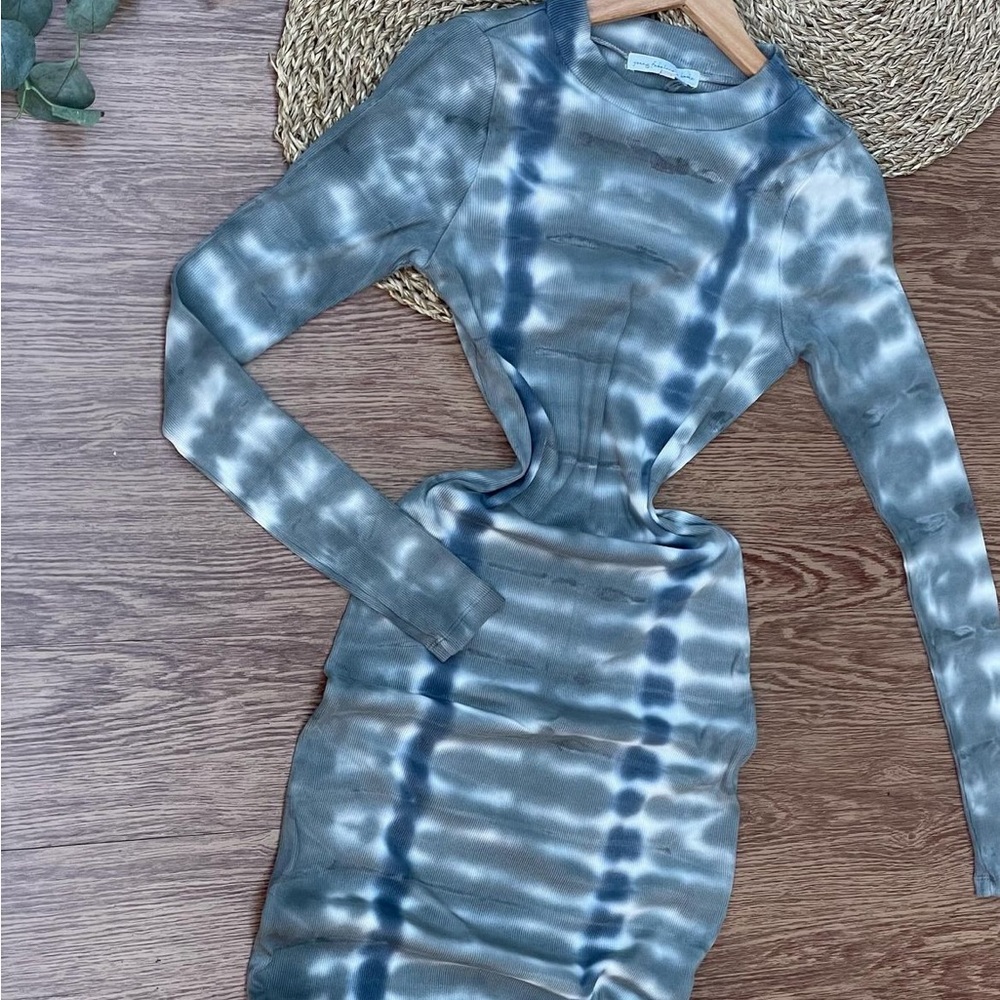 Young, Fabulous and broke fitted soft knot dress